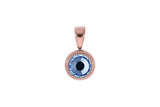 Fabero flat Pendant 10mm - Rose Gold
