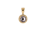 Fabero flat Pendant 10mm - Gold