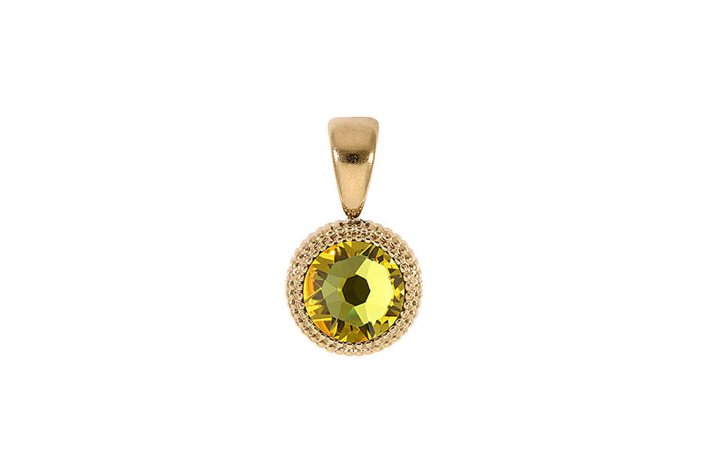 Fabero flat Pendant 10mm - Gold