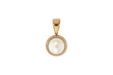 Fabero flat Pendant 10mm - Gold