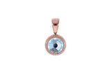 Fabero flat Pendant 10mm - Rose Gold