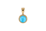 Fabero flat Pendant 10mm - Gold