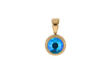 Fabero flat Pendant 10mm - Gold