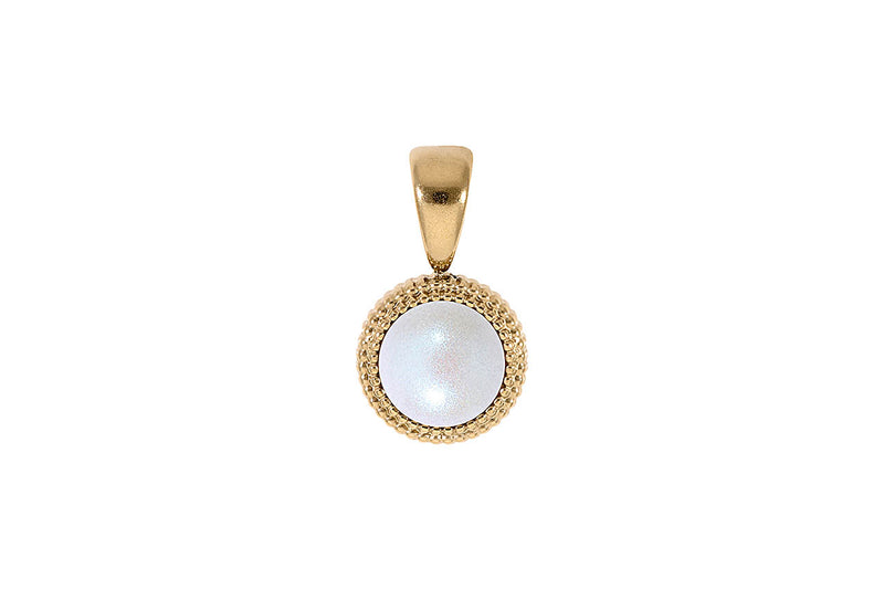 Fabero flat Pendant 10mm - Gold