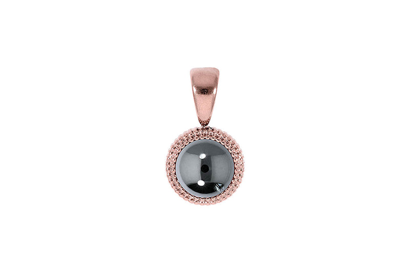 Fabero flat Pendant 10mm - Rose Gold