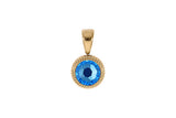 Fabero flat Pendant 10mm - Gold