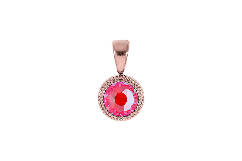Fabero flat Pendant 10mm - Rose Gold
