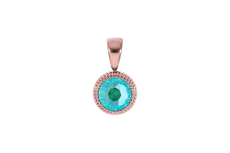 Fabero flat Pendant 10mm - Rose Gold