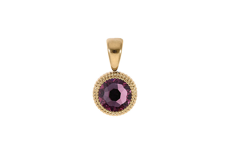 Fabero flat Pendant 10mm - Gold