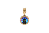 Fabero flat Pendant 10mm - Gold