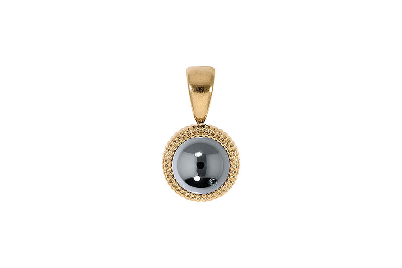 Fabero flat Pendant 10mm - Gold