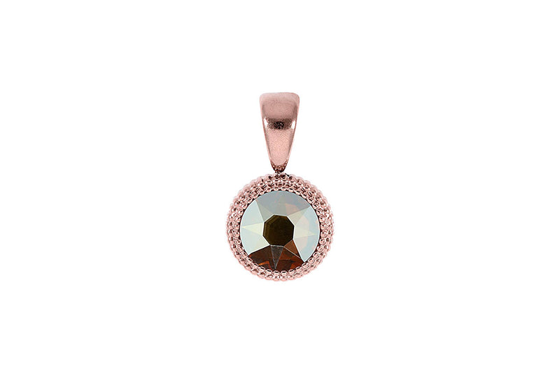 Fabero flat Pendant 10mm - Rose Gold