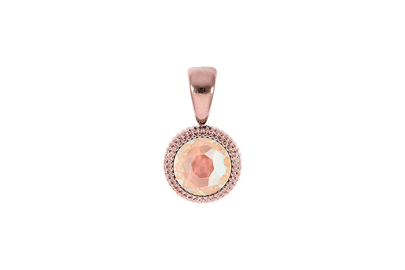 Fabero flat Pendant 10mm - Rose Gold