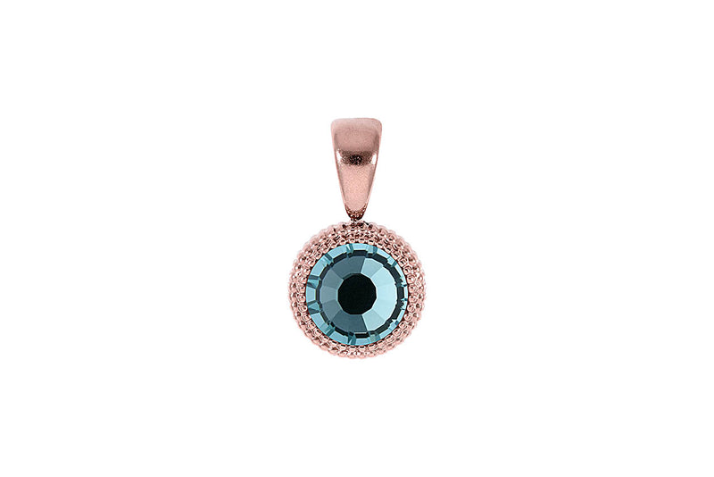 Fabero flat Pendant 10mm - Rose Gold