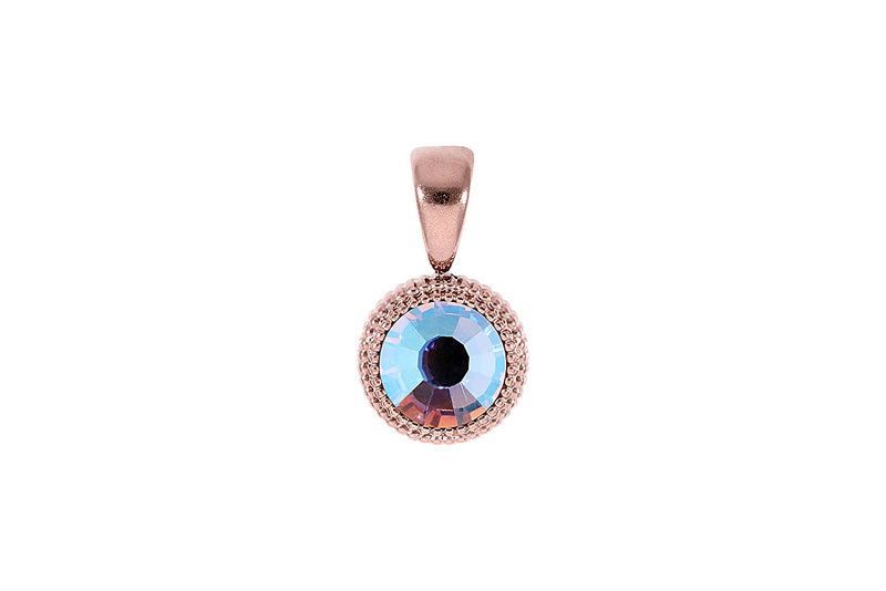 Fabero flat Pendant 10mm - Rose Gold