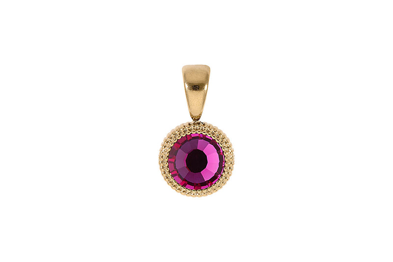 Fabero flat Pendant 10mm - Gold