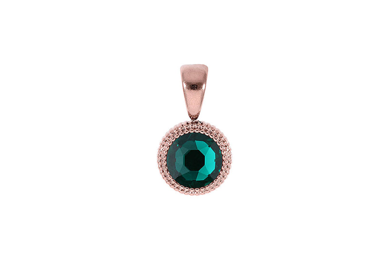 Fabero flat Pendant 10mm - Rose Gold