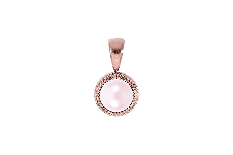 Fabero flat Pendant 10mm - Rose Gold