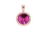 Tondo pendant 16mm - Rose Gold