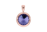 Tondo pendant 16mm - Rose Gold