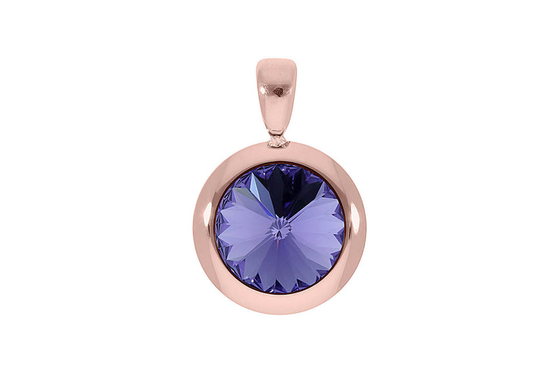 Tondo pendant 16mm - Rose Gold