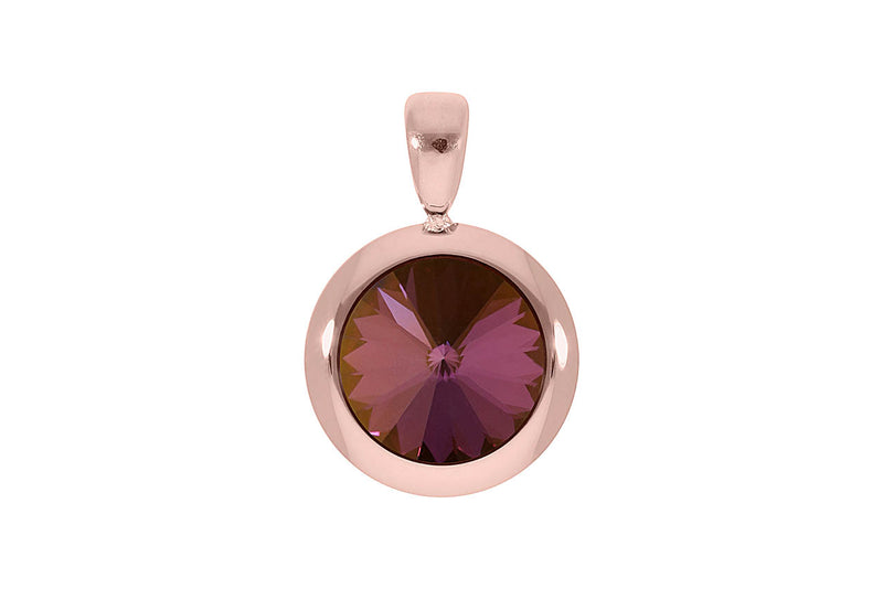 Tondo pendant 16mm - Rose Gold