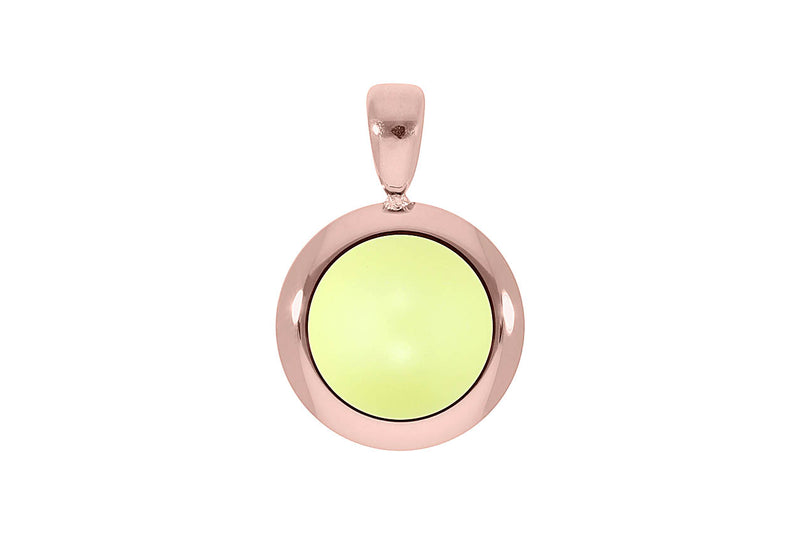 Tondo pendant 16mm - Rose Gold