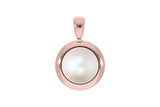 Tondo pendant 16mm - Rose Gold