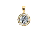 Tondo Deluxe Pendant 13mm - Gold