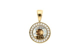Tondo Deluxe Pendant 13mm - Gold