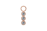 Cellere 4 x 12.5mm charm - Rose Gold
