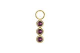 Cellere 4 x 12.5mm charm - Gold