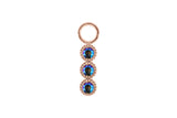 Cellere 4 x 12.5mm charm - Rose Gold