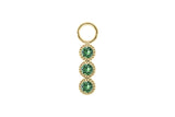 Cellere 4 x 12.5mm charm - Gold