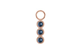 Cellere 4 x 12.5mm charm - Rose Gold