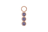 Cellere 4 x 12.5mm charm - Rose Gold