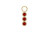 Cellere 4 x 12.5mm charm - Gold