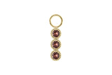 Cellere 4 x 12.5mm charm - Gold