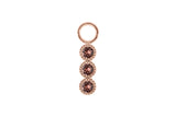 Cellere 4 x 12.5mm charm - Rose Gold
