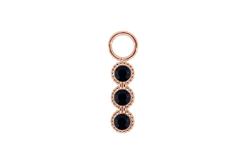 Cellere 4 x 12.5mm charm - Rose Gold