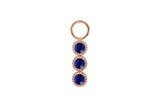 Cellere 4 x 12.5mm charm - Rose Gold