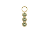 Cellere 4 x 12.5mm charm - Gold