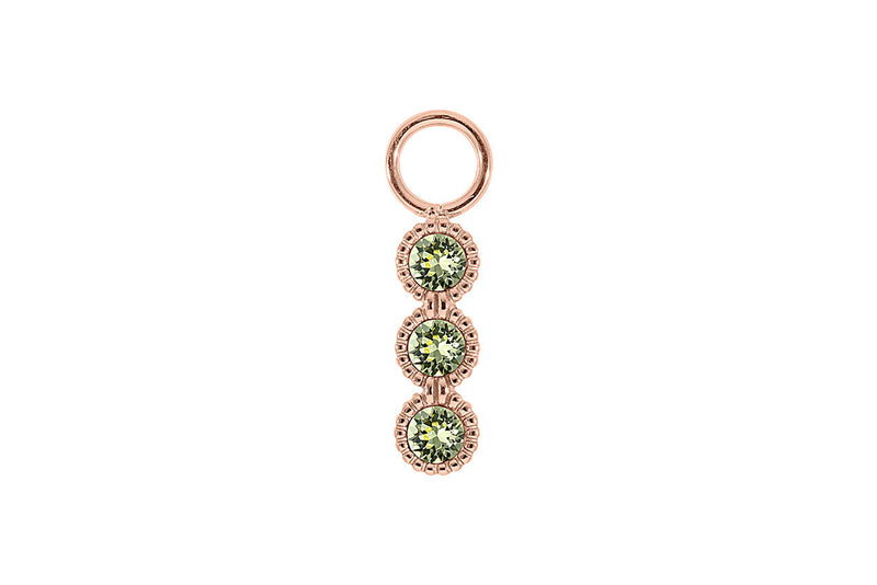Cellere 4 x 12.5mm charm - Rose Gold