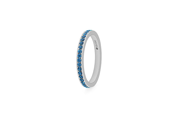 Spacer Ring Eternity small - light sapphire