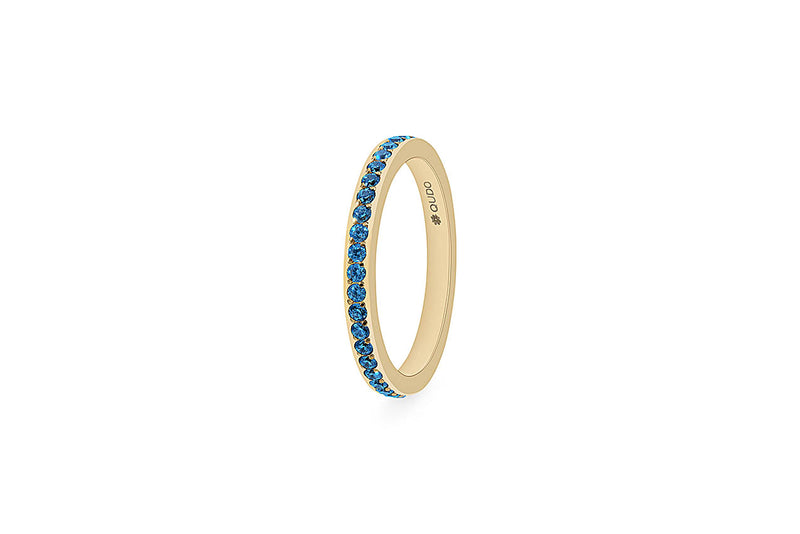 Spacer Ring Eternity small - light sapphire