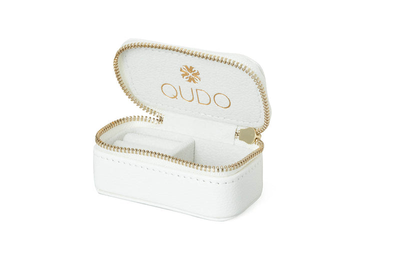  UniDeco Small Jewelry Box for Girls - 6.0 Inch White